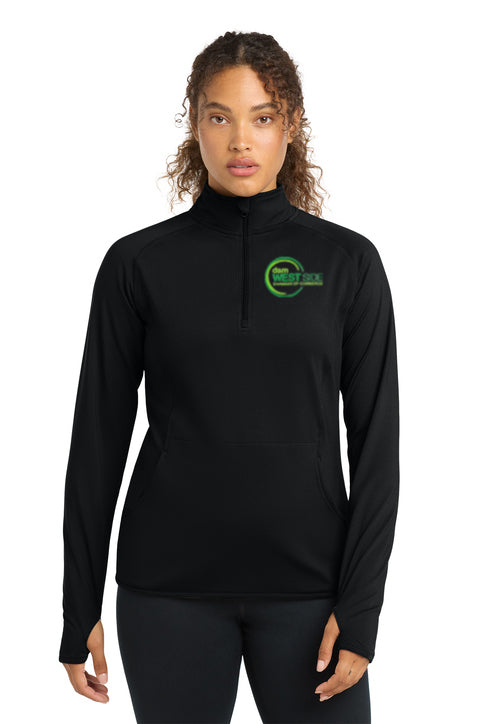 DMWS Chamber Sport-Tek ®  Women's Sport-Wick ®  Stretch 1/4-Zip Pullover. LST850