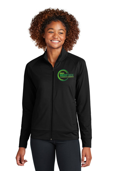 DMWS Chamber Sport-Tek ®  Women's Sport-Wick ®  Stretch Full-Zip Cadet Jacket LST857