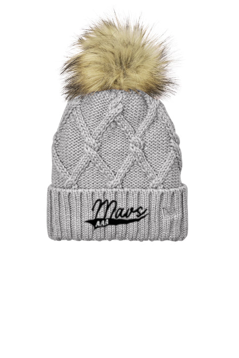 Mavericks New Era ®  Faux Fur Pom Beanie NE911