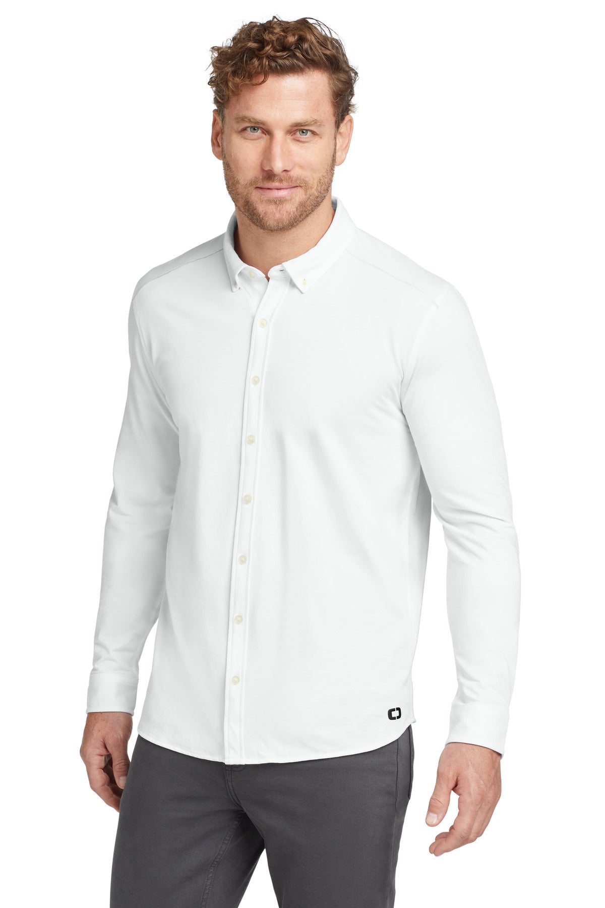 IST OGIO ®  Code Stretch Long Sleeve Button-Up. OG145