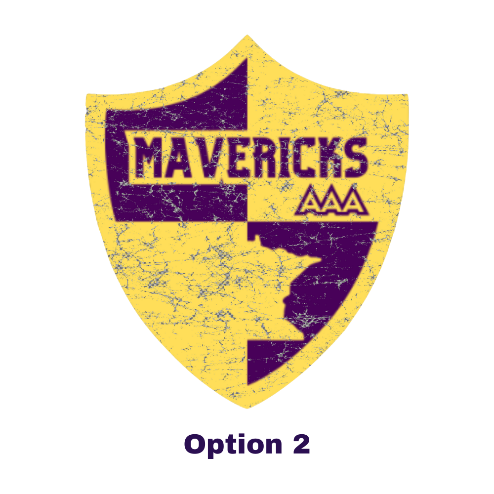 Distressed Mavericks Shield 