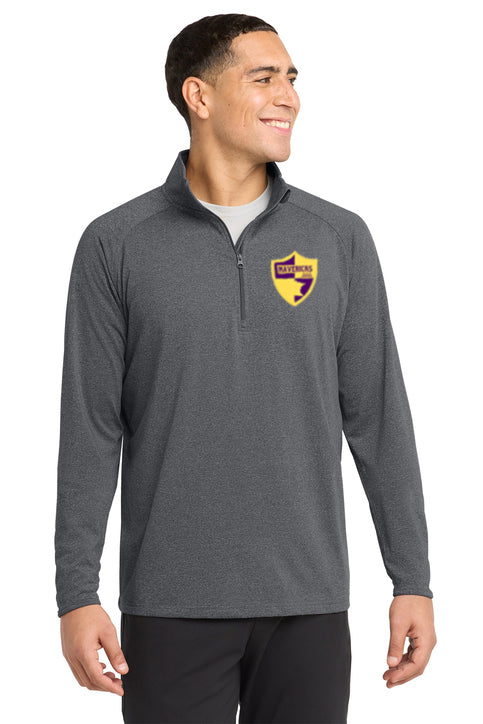 Mavericks Sport-Tek® Sport-Wick® Stretch 1/2-Zip Pullover. ST850