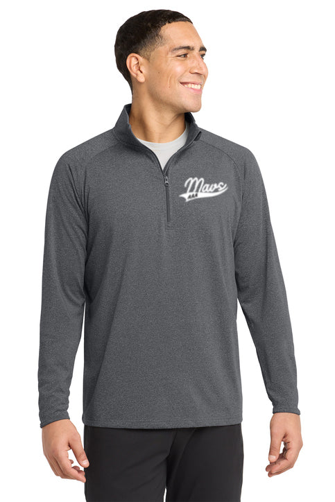 Mavericks Sport-Tek® Sport-Wick® Stretch 1/2-Zip Pullover. ST850