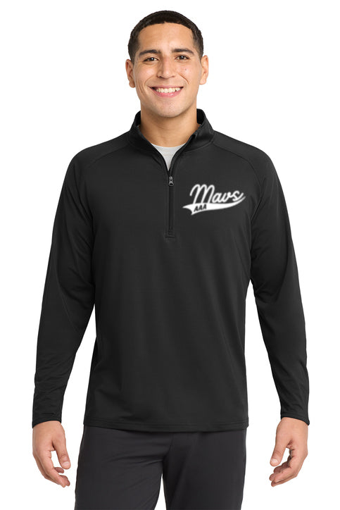 Mavericks Sport-Tek® Sport-Wick® Stretch 1/2-Zip Pullover. ST850