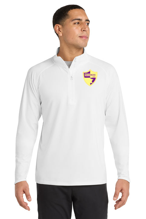 Mavericks Sport-Tek® Sport-Wick® Stretch 1/2-Zip Pullover. ST850