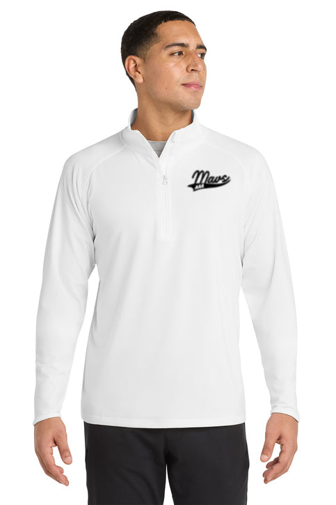 Mavericks Sport-Tek® Sport-Wick® Stretch 1/2-Zip Pullover. ST850