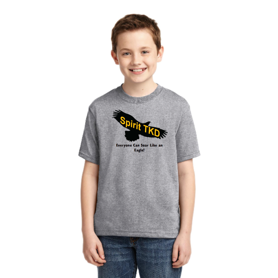 SpiritTKDJERZEES® - Youth Dri-Power® 50/50 Cotton/Poly T-Shirt.  29B Logo #1