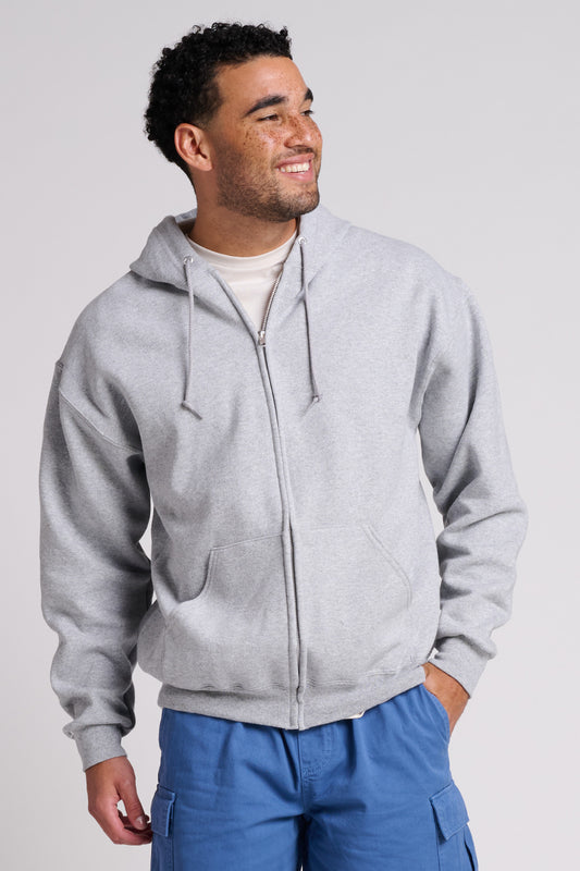 Jerzees Rugged™ Unisex Full-Zip Hooded Sweatshirt Z12M