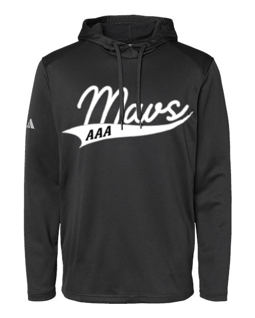 Mavericks Men's Textured Mixed Media Midweight Hooded Sweatshirt - A530