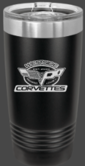 West Side Corvette Club 20oz Polar Camel Tumbler