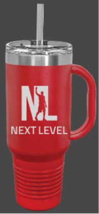 Next Level “NEW” 40oz Travel Mug with Straw