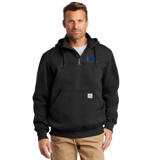 HBA Carhartt ® Rain Defender ® Paxton Heavyweight Hooded Zip Mock Sweatshirt. CT100617