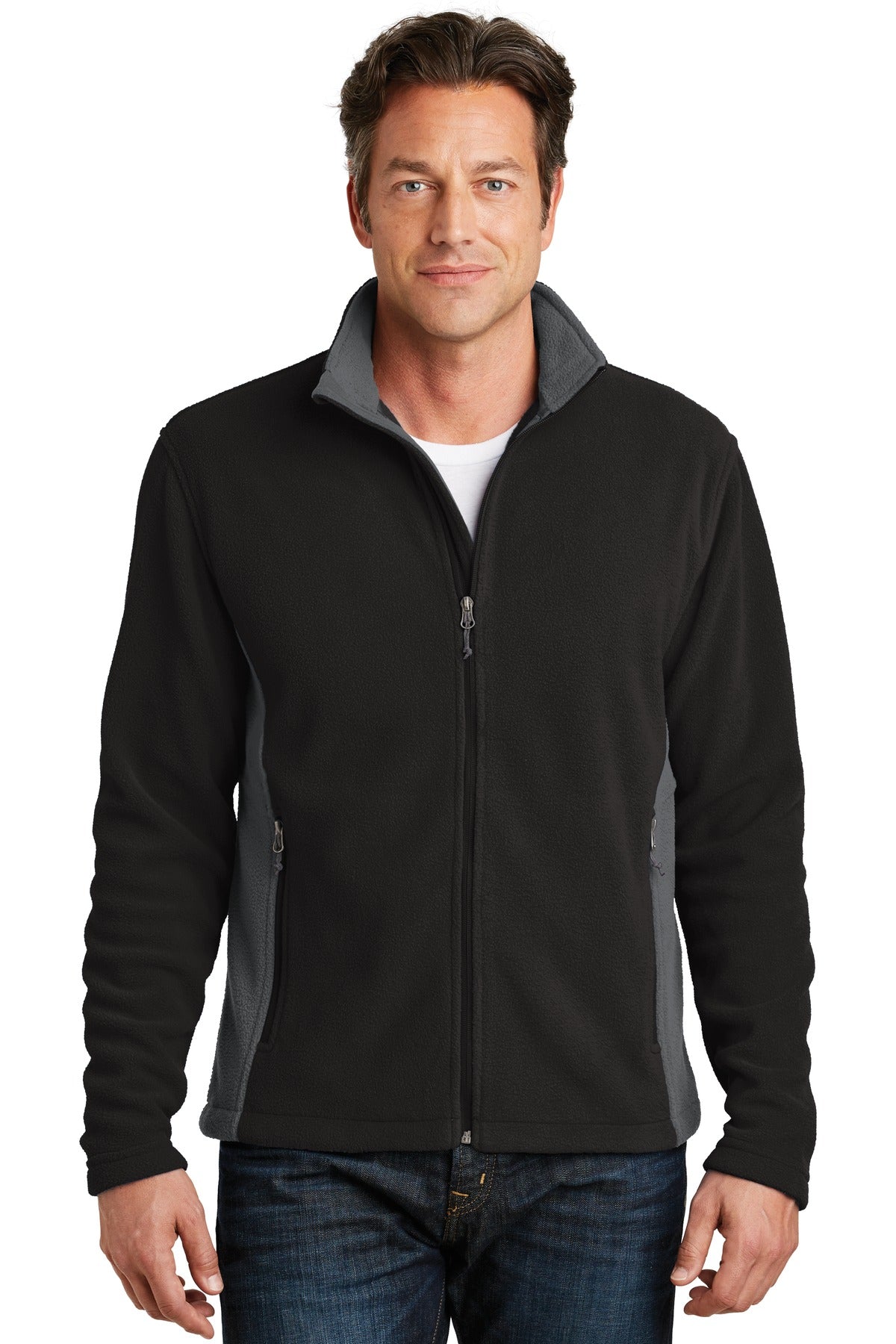 American Alarms Port Authority® Colorblock Value Fleece Jacket. F216