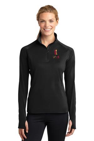 Next LevelSport-Tek® Ladies Sport-Wick® Stretch 1/2-Zip Pullover. LST850