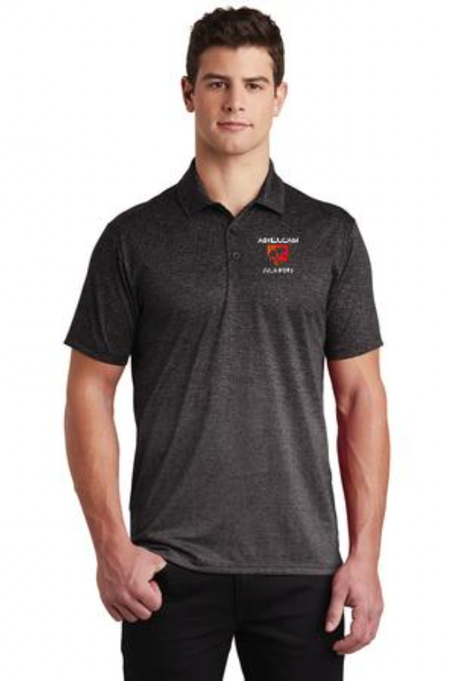 American Alarms Sport-Tek ® Ombre Heather Polo. ST671