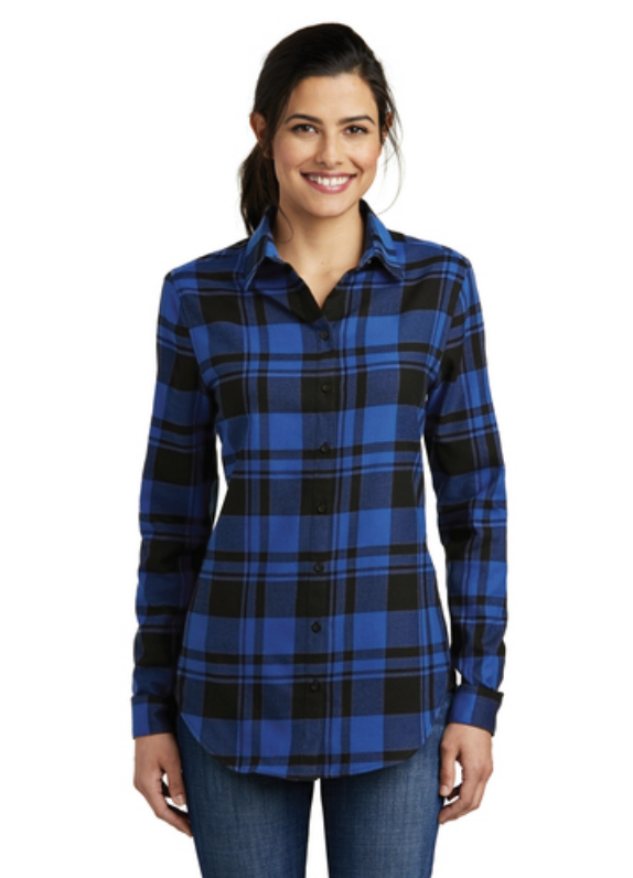 Silent RiversPort Authority® Ladies Plaid Flannel Tunic . LW668