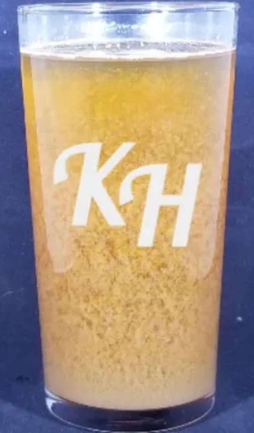 KSH Design Studio Etched Beer Glass with Design Choice