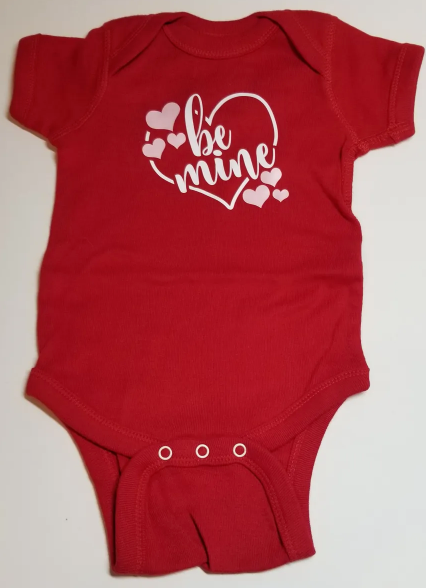 KSH Design Studio Be Mine Baby Body Suit
