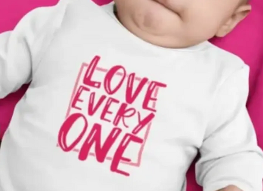 KSH Design Studio Love Every One Baby Body Suit